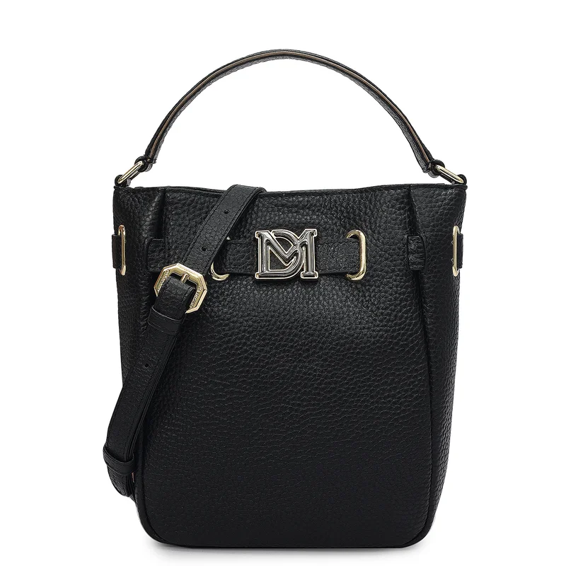 Da Milano Black Small Wax Leather Satchel - Black for Women | Best Price UAE